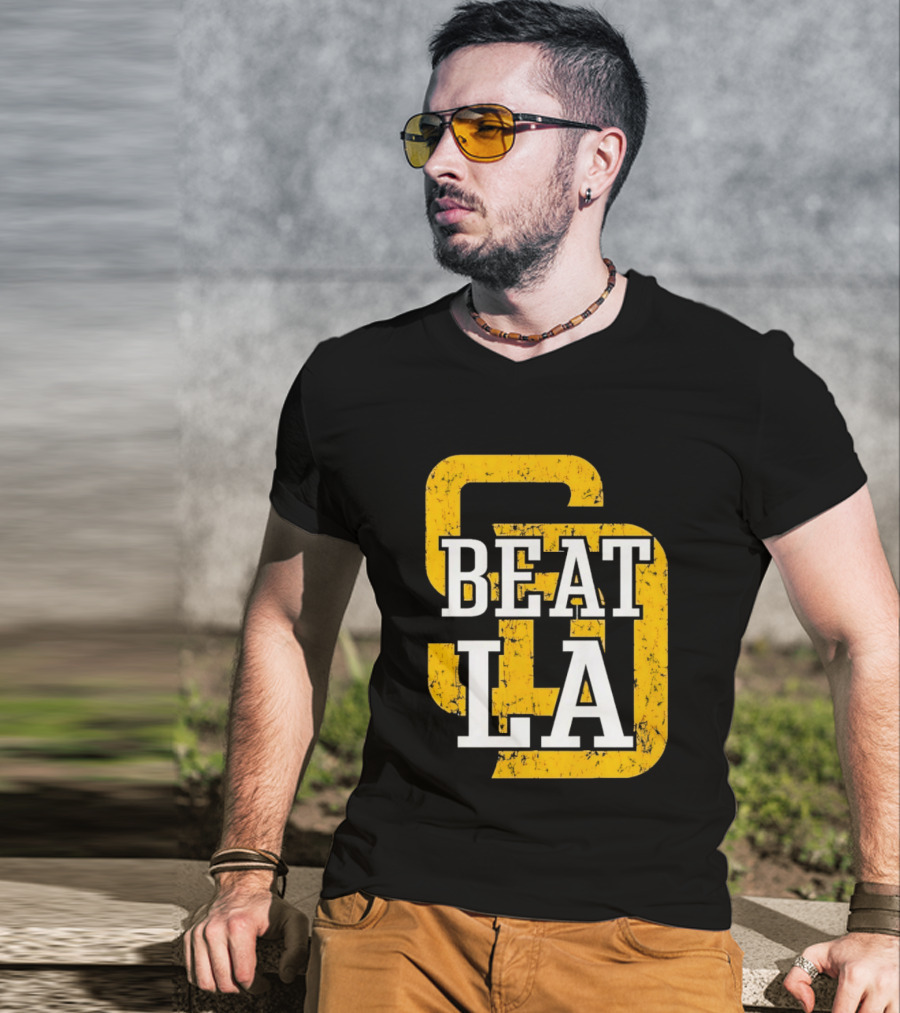 San Diego Padres Beat LA Dodgers Victory T-Shirt
