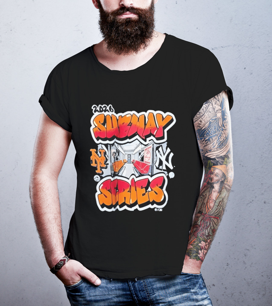 2026 Subway Series New York Yankees Vs Mets Baseball T-Shirt