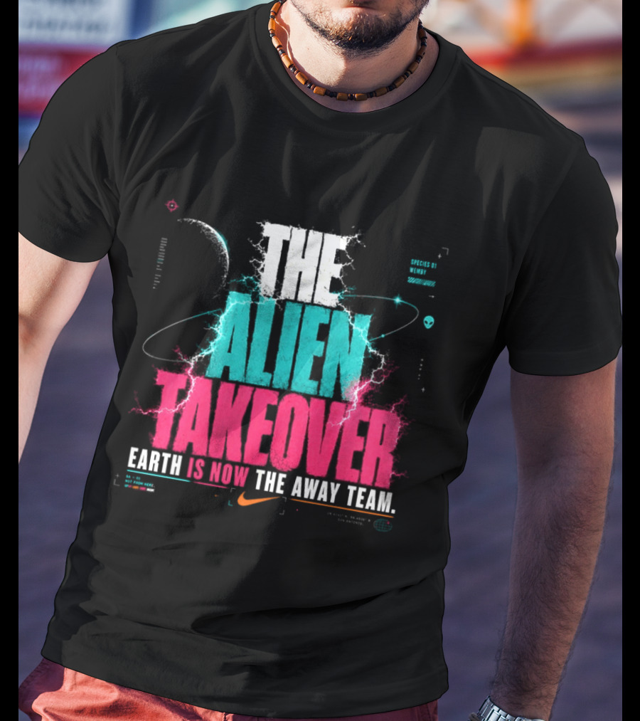 Victor Wembanyama NBA Nike The Alien Takeover Earth Is Now The Away Team T-Shirt