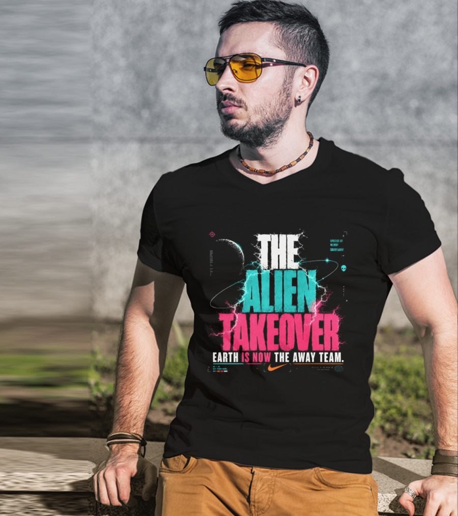 Victor Wembanyama NBA Nike The Alien Takeover Earth Is Now The Away Team T-Shirt
