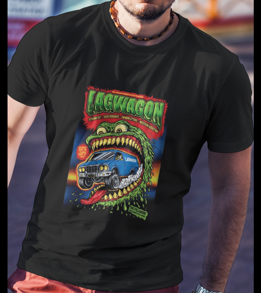 Bill Graham Presents Lagwagon San Francisco The Fillmore May 2026 Van T-Shirt
