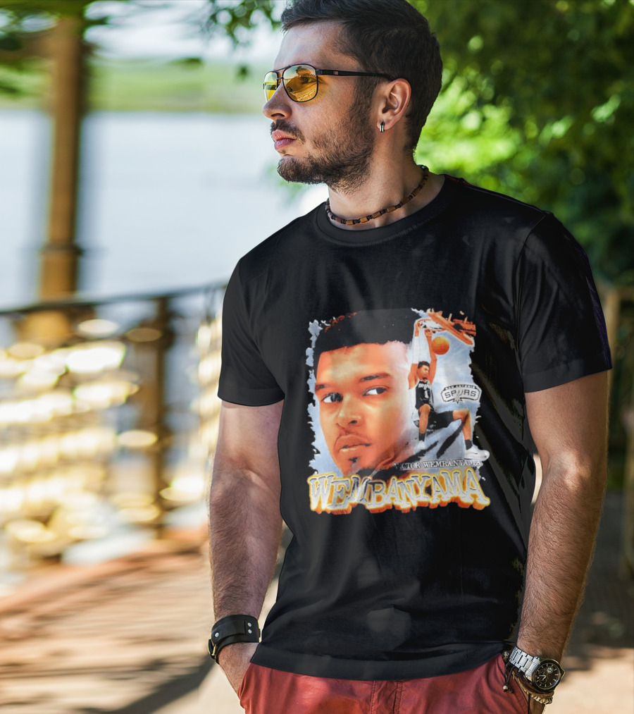 Victor Wembanyama San Antonio Spurs Basketball 2026 T-Shirt