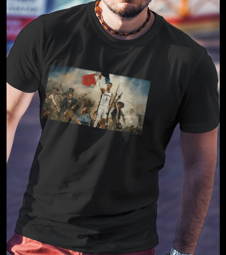 Victor Wembanyama Spurs Liberty Leading The People T-Shirt
