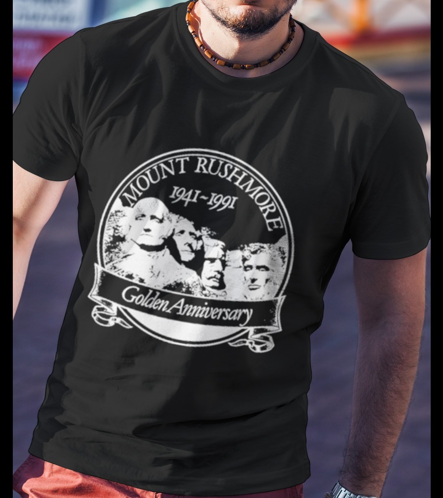 Mount Rushmore 1941 1991 Golden Anniversary T-Shirt
