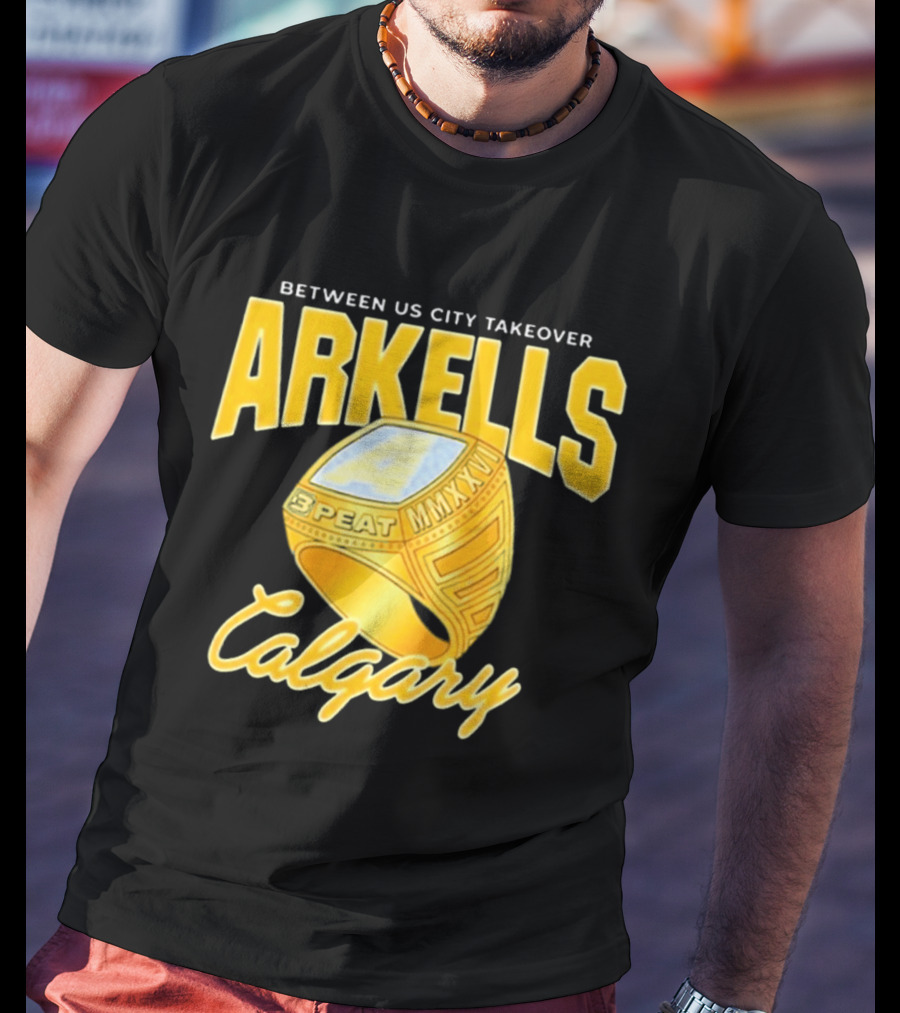 Arkells Between Us City Takeover 3 Peat Calgary T-Shirt