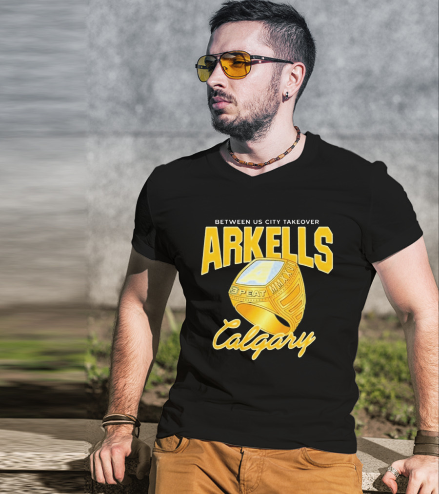 Arkells Between Us City Takeover 3 Peat Calgary T-Shirt