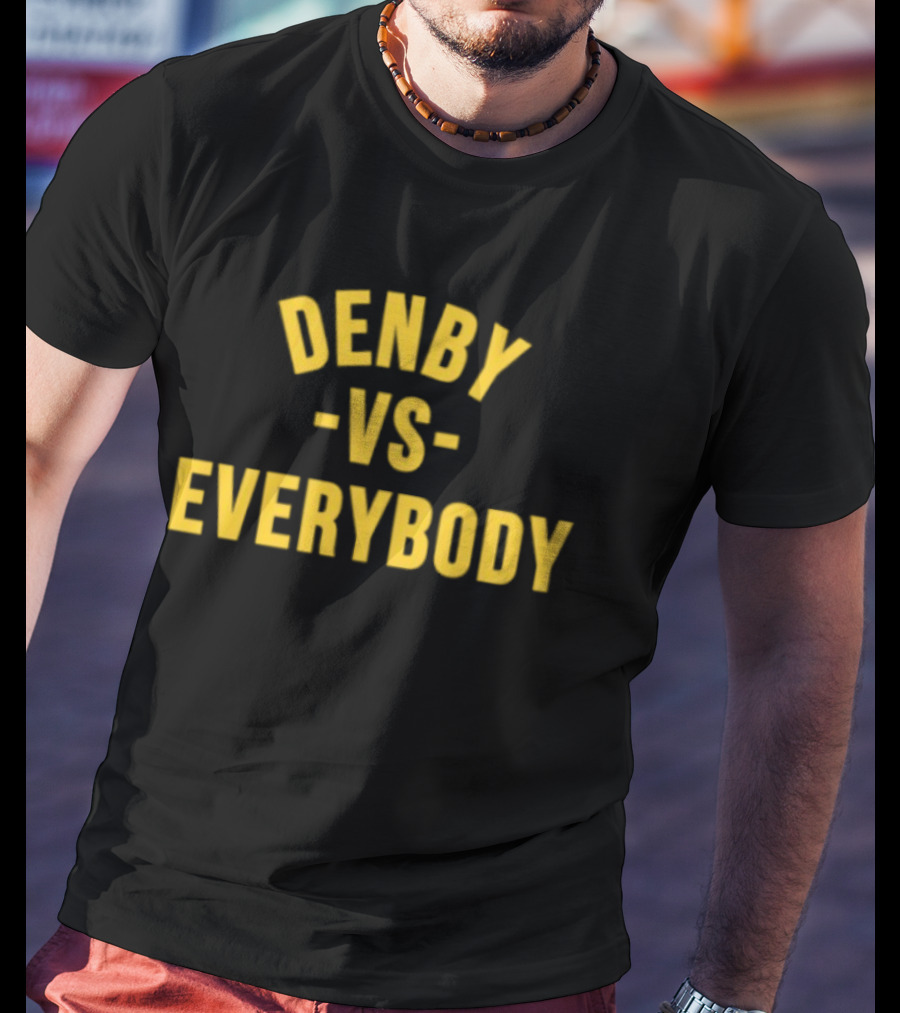 Denby Vs. Everybody Bold Yellow T-Shirt