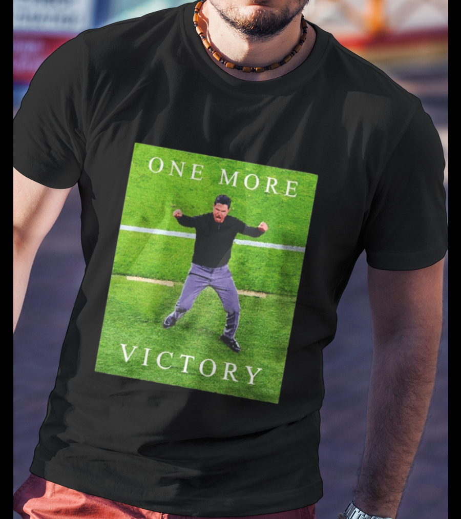 Arsenal Mikel Arteta One More Victory Celebration T-Shirt