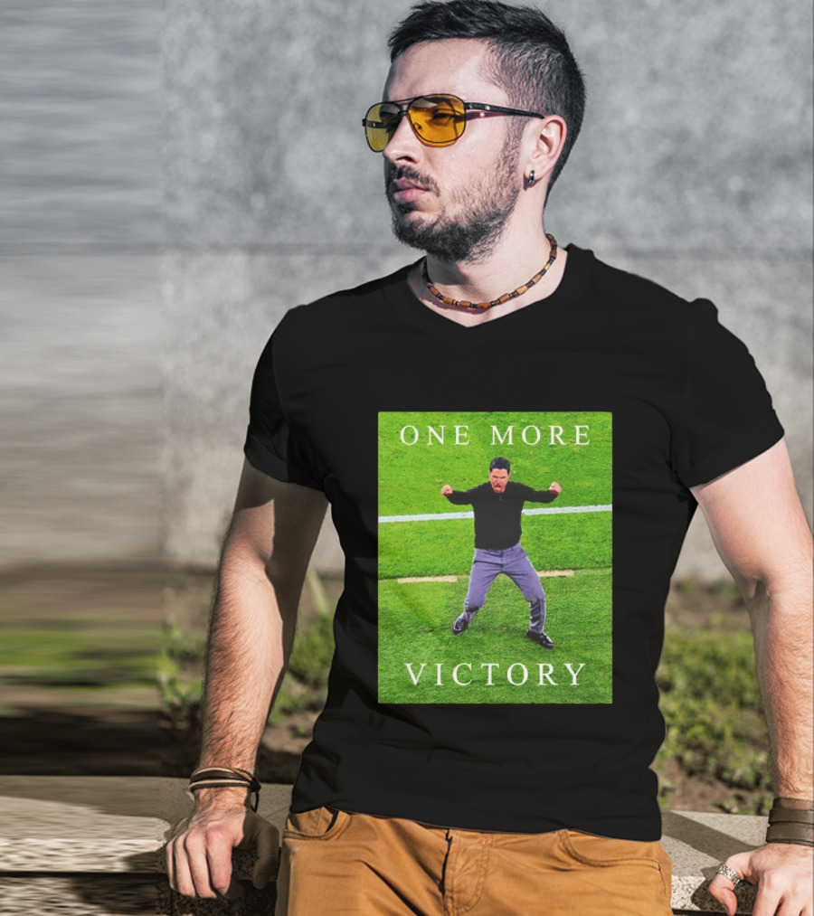 Arsenal Mikel Arteta One More Victory Celebration T-Shirt