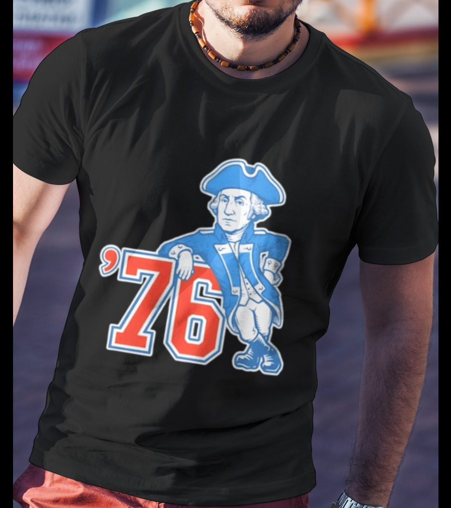 George Washington Bicentennial 1776 1976 Retro Style Patriot T-Shirt