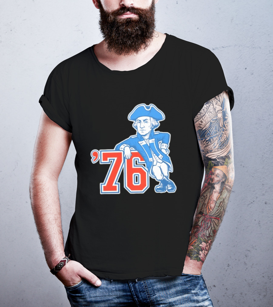 George Washington Bicentennial 1776 1976 Retro Style Patriot T-Shirt