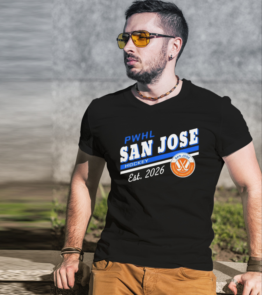 PWHL San Jose Hockey Est 2026 Women's Team T-Shirt