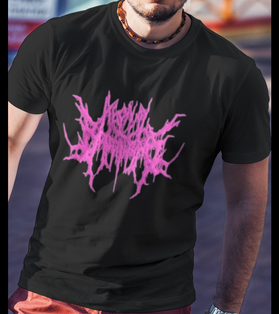 Reality Fade Agonal Breathing Pink Distorted T-Shirt