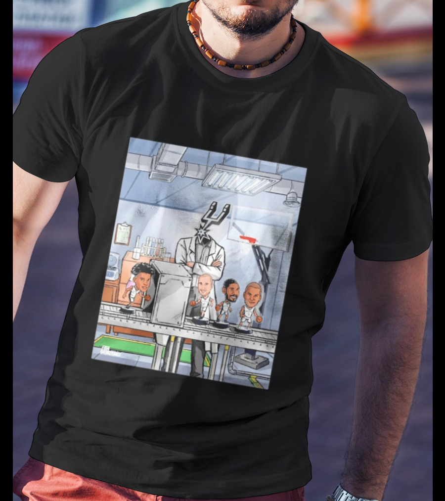 San Antonio Spurs Factory Laboratory Producing Star Players T-Shirt