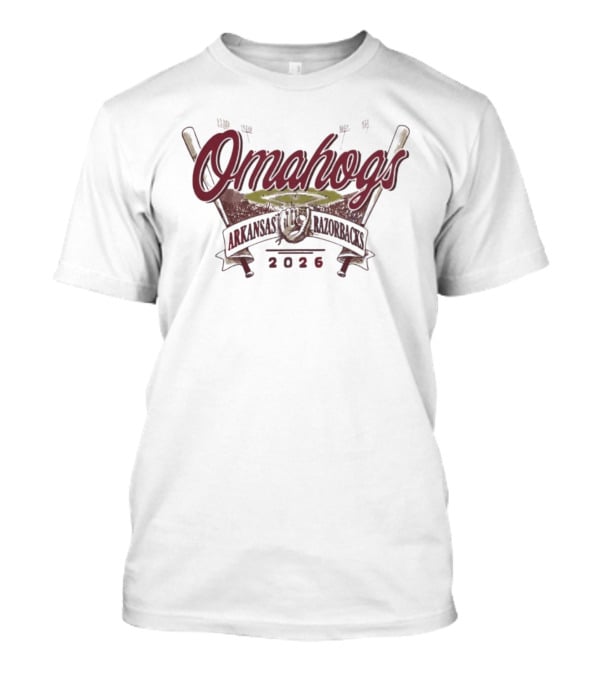 Arkansas Razorbacks Omahogs 2026 NCAA Baseball T-Shirt