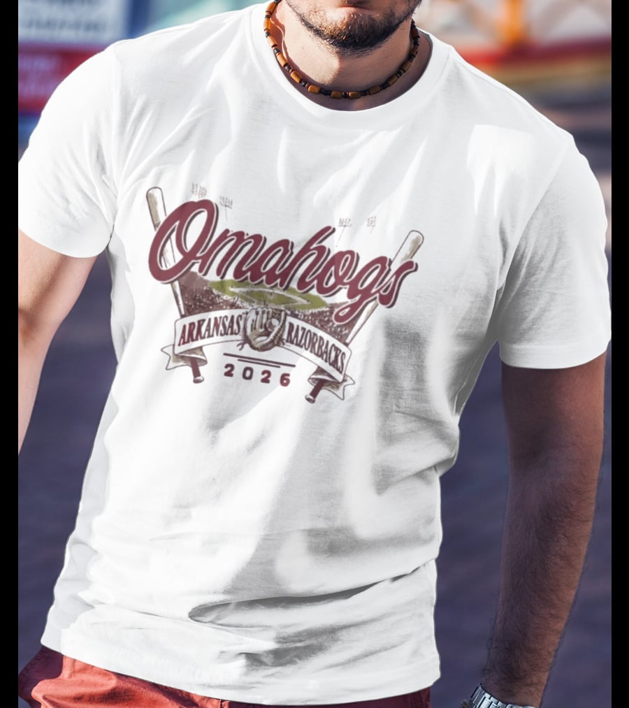 Arkansas Razorbacks Omahogs 2026 NCAA Baseball T-Shirt
