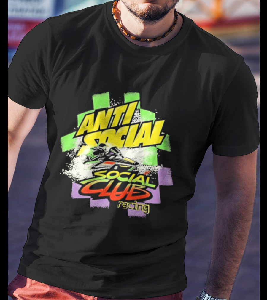 Anti Social Social Club Racing Arctic Snowmobile T-Shirt