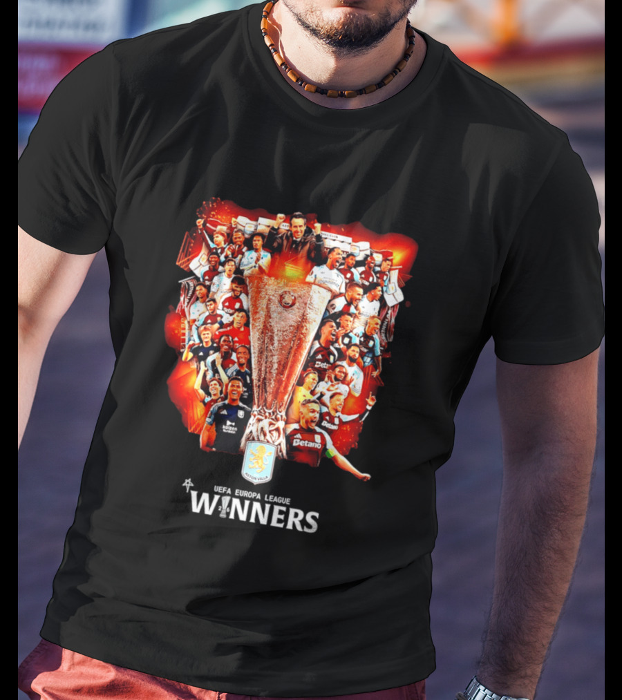 Aston Villa UEFA Europa League 2026 Istanbul Final Champions T-Shirt