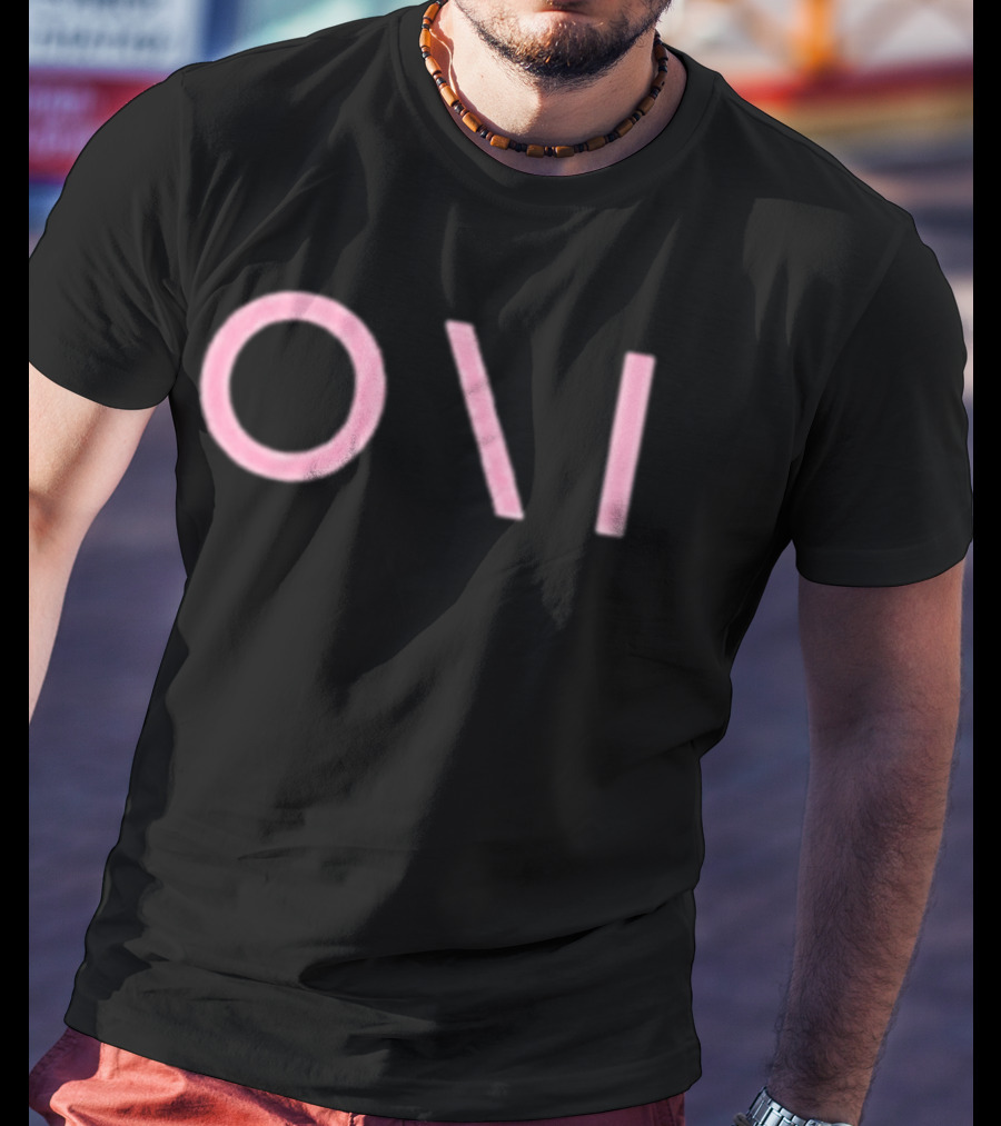 City Slang O Out Into V I Pink T-Shirt