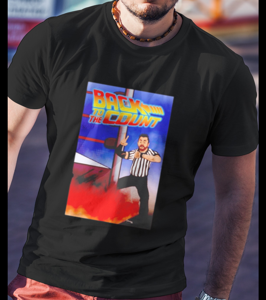 Daniel Spencer Back To The Count Wrestling Referee Nostalgia T-Shirt