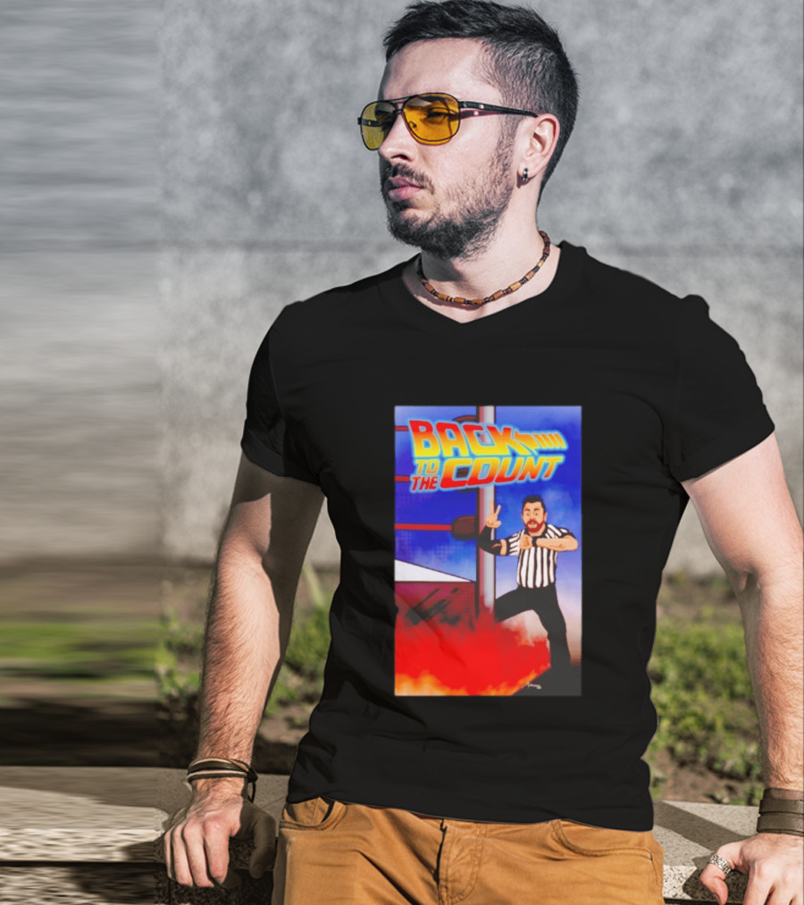 Daniel Spencer Back To The Count Wrestling Referee Nostalgia T-Shirt