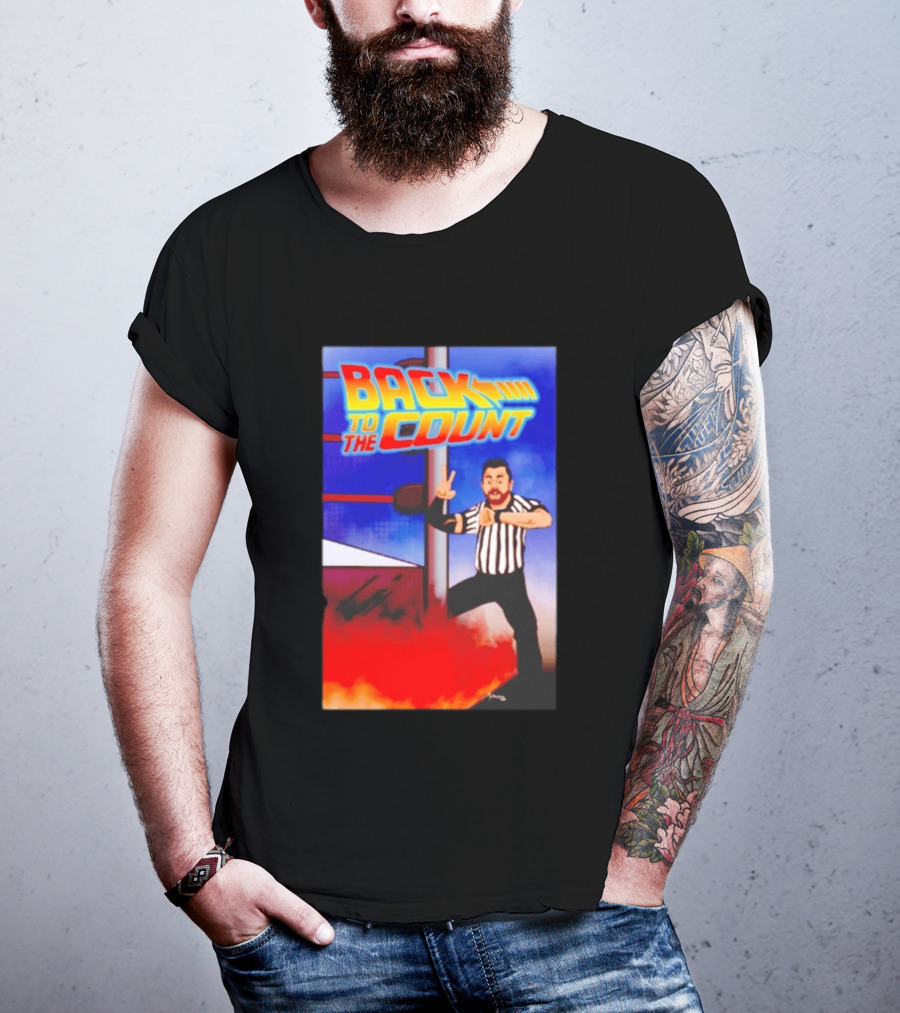 Daniel Spencer Back To The Count Wrestling Referee Nostalgia T-Shirt