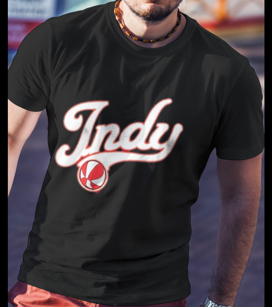 Indy Baseball Red 2023 Casual Classic Sports Style Retro Look T-Shirt