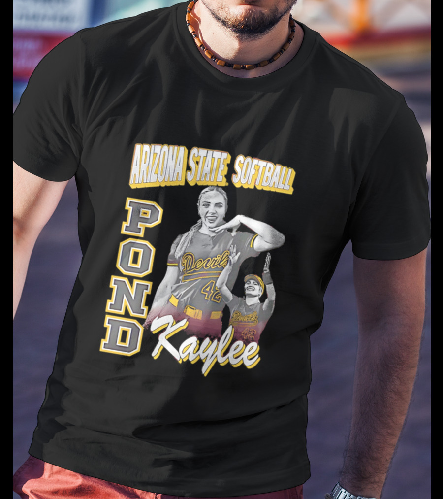 Arizona State Softball Kaylee Pond Devils 42 T-Shirt