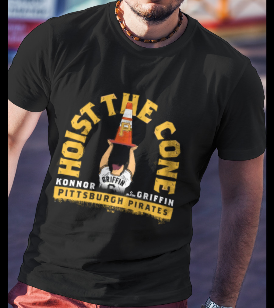 Pittsburgh Pirates Konnor Griffin Hoist The Cone MLB Baseball T-Shirt