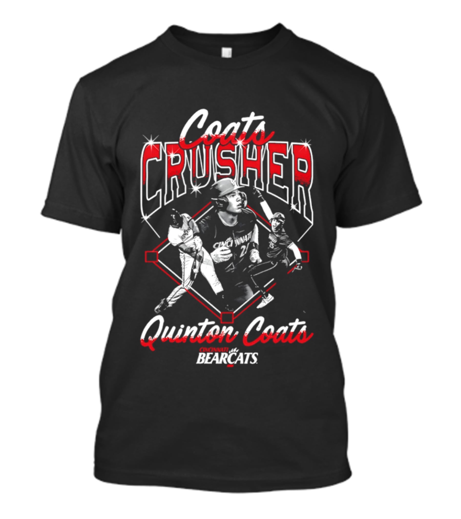Coats Crusher Quinton Coats Bearcats T-Shirt