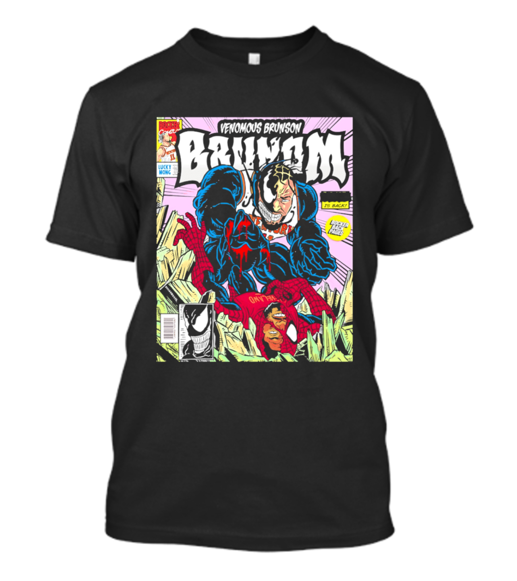 Venomous Brunson Lethal Protector Comic Cover New York Knicks T-Shirt