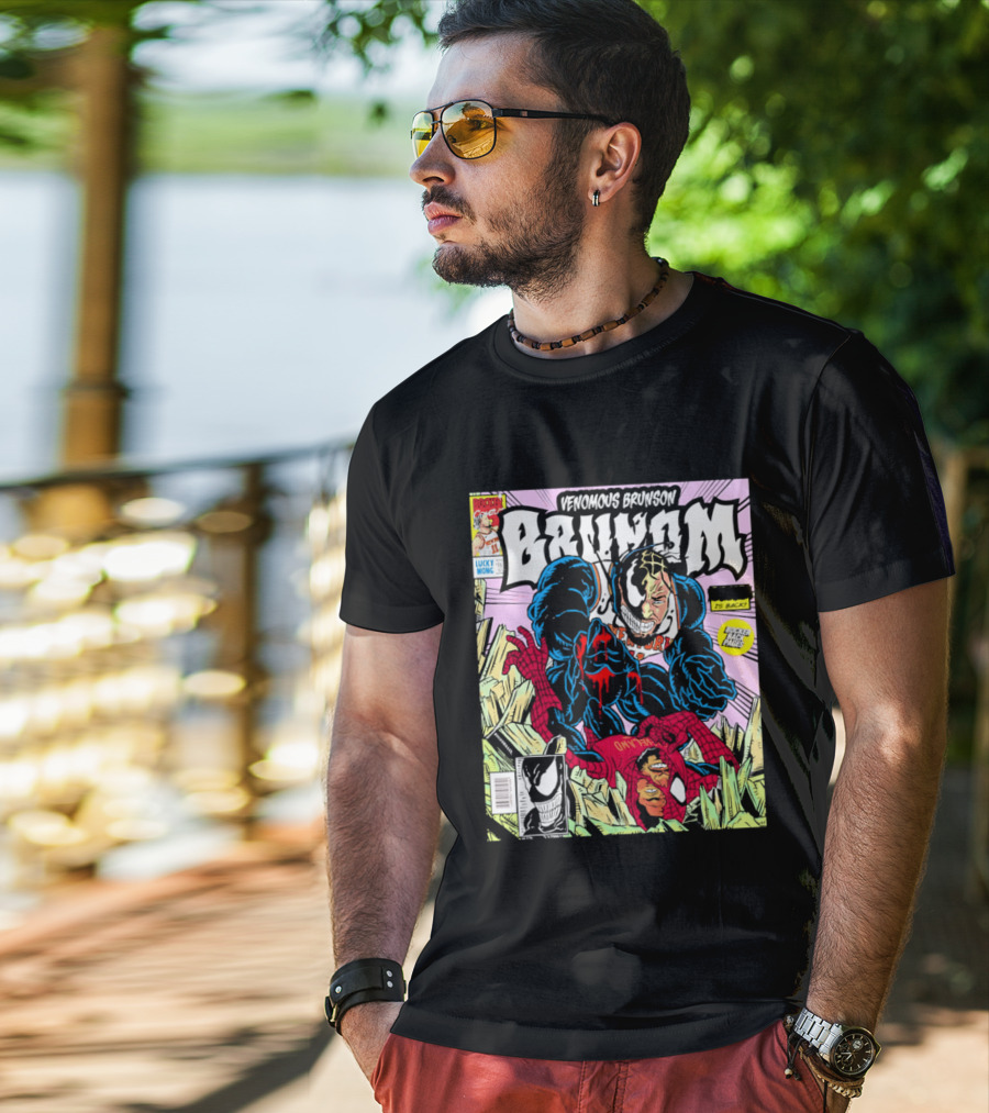 Venomous Brunson Lethal Protector Comic Cover New York Knicks T-Shirt