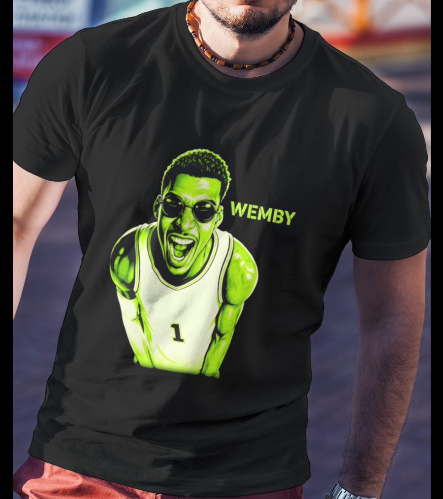 Victor Wembanyama Wemby San Antonio Spurs Alien Basketball Player 1 T-Shirt