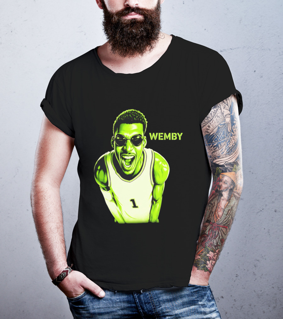 Victor Wembanyama Wemby San Antonio Spurs Alien Basketball Player 1 T-Shirt