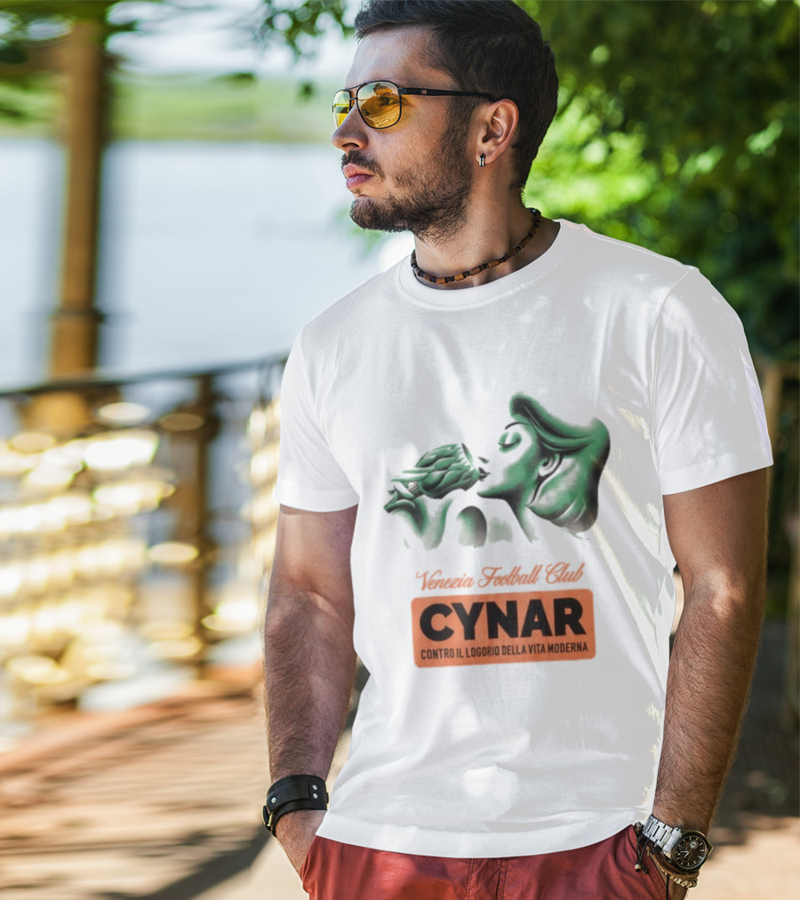 Venezia Football Club Cynar Contro Il Logorio Della Vita Moderna Artichoke Head T-Shirt