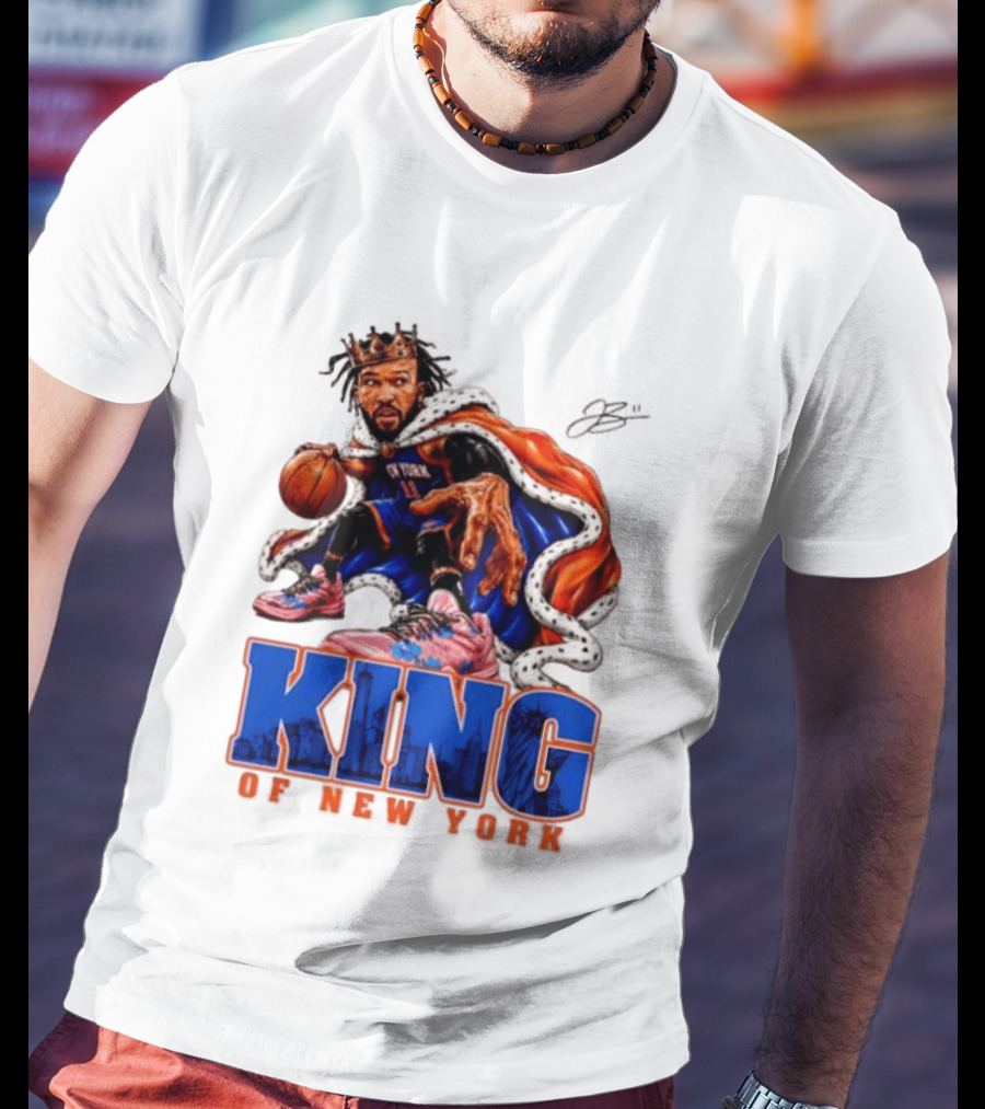 Jalen Brunson 2026 King Of New York Knicks NBA Basketball T-Shirt