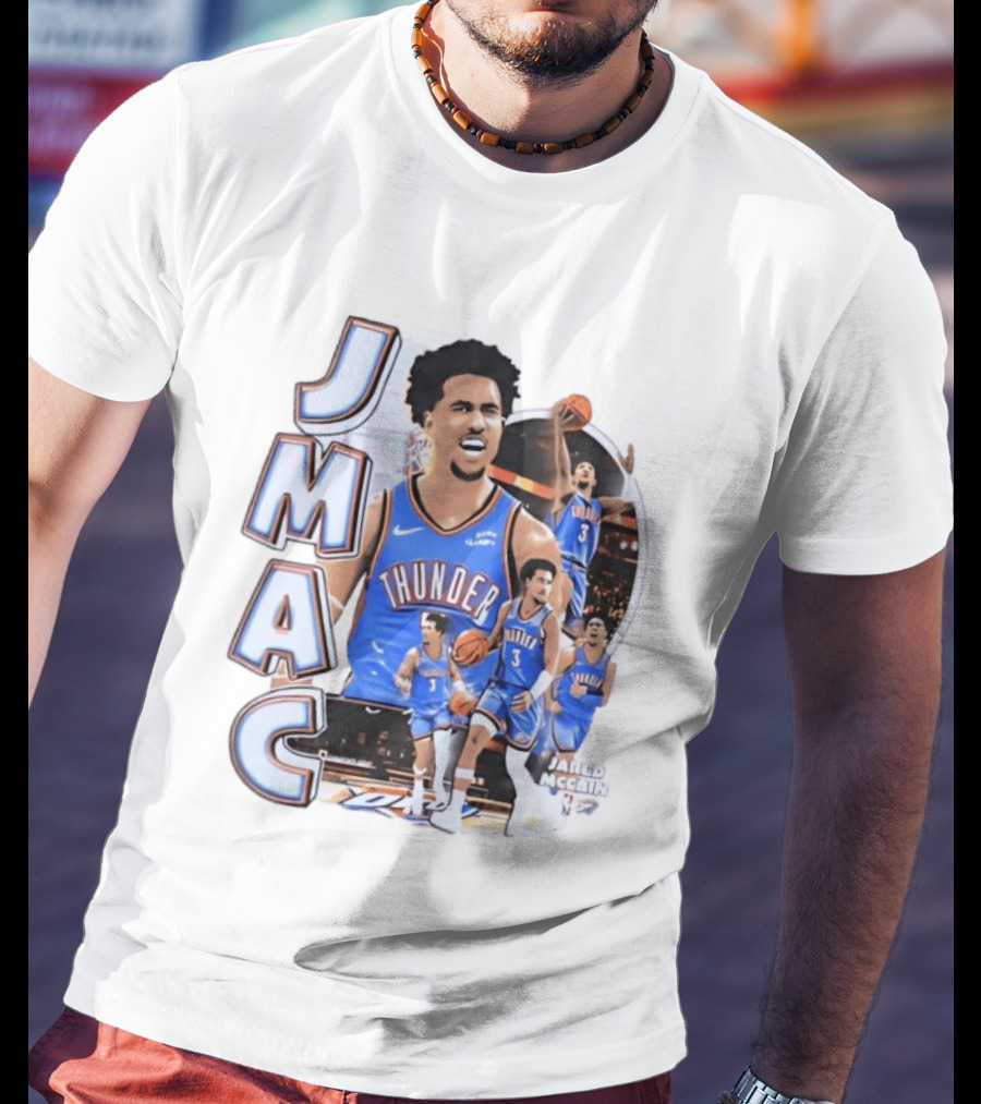 Jared McCain J MAC Oklahoma City Thunder NBA T-Shirt
