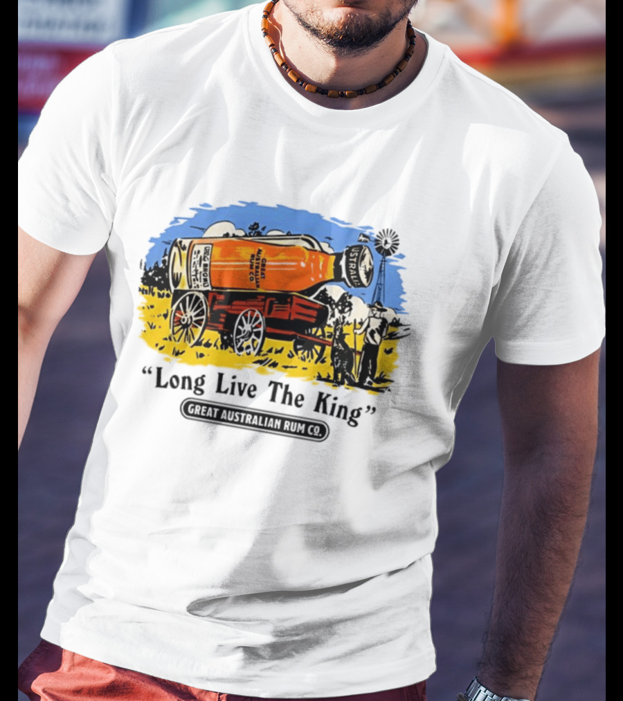 Long Live The King Sriracha Hot Sauce Australia Country T-Shirt