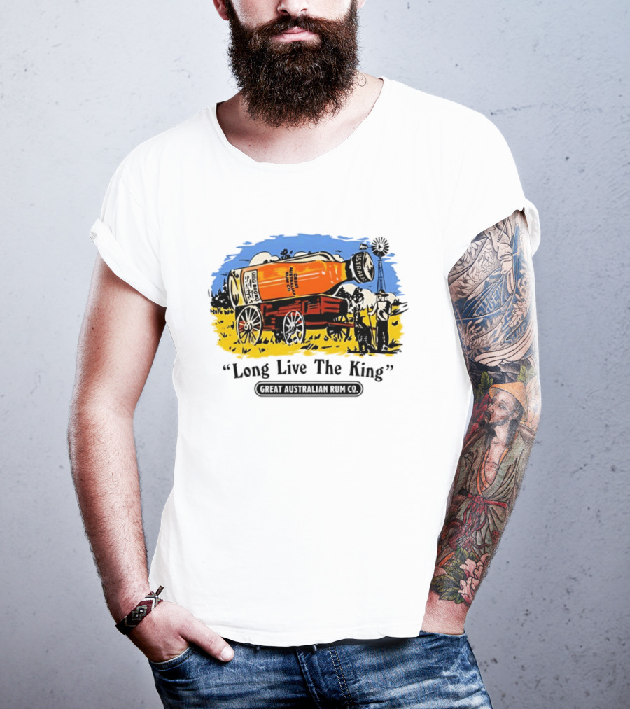 Long Live The King Sriracha Hot Sauce Australia Country T-Shirt