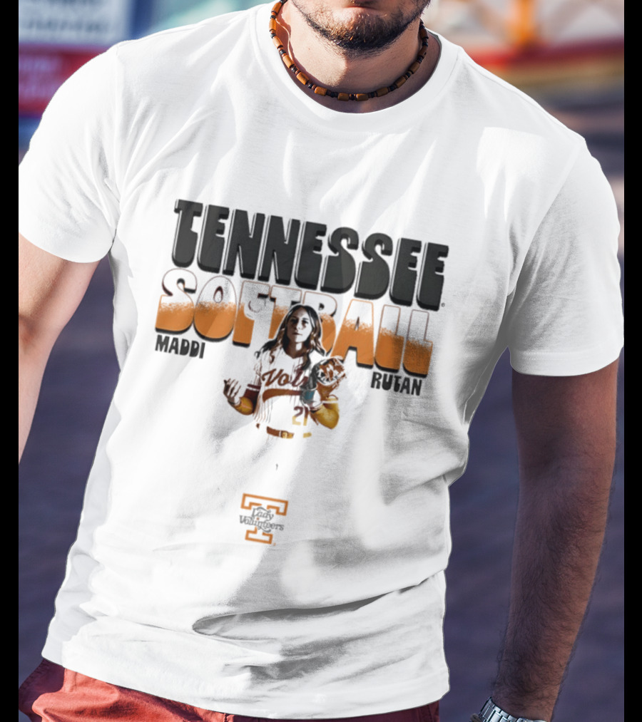 Tennessee Vols Maddi Rutan Softball Player Pose T-Shirt