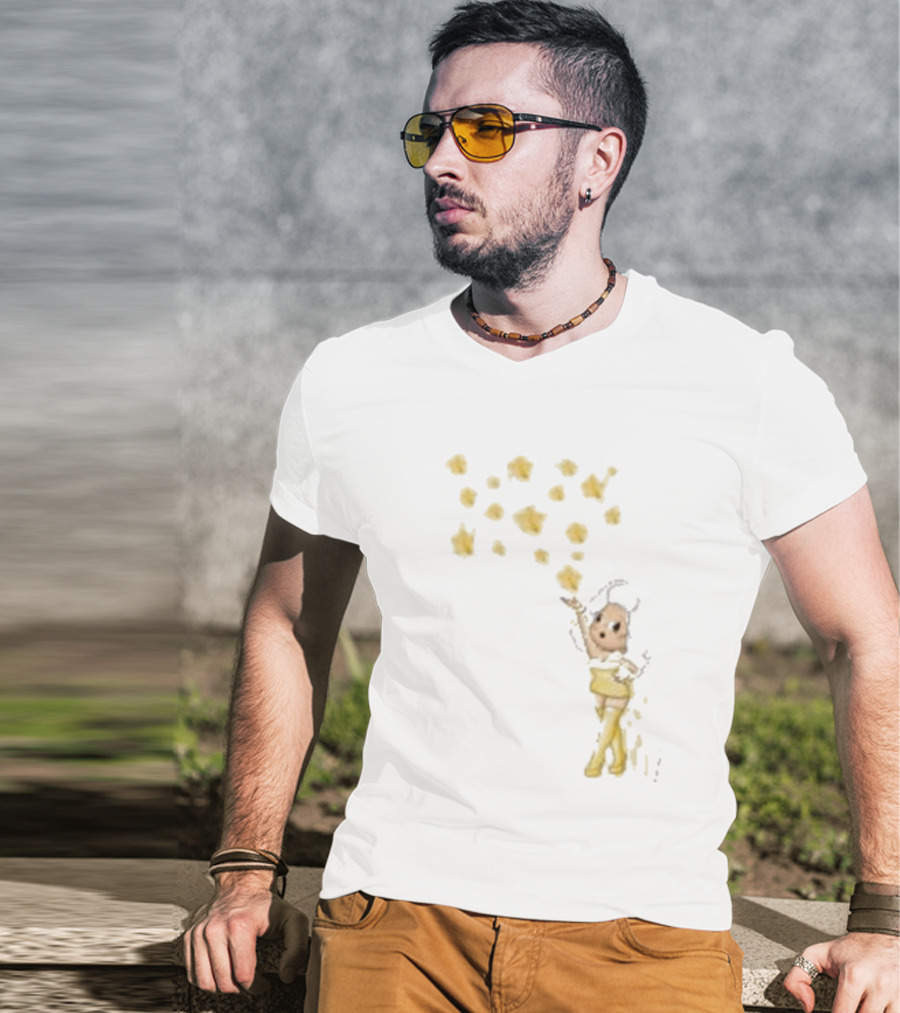Mainfactor Xoxo Your All Star Cheerful Character With Yellow Confetti T-Shirt