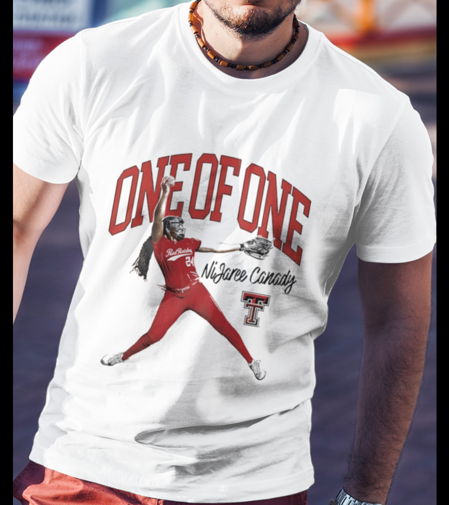 One Of One NiJaree Canady Texas Tech Red Raiders Softball T-Shirt