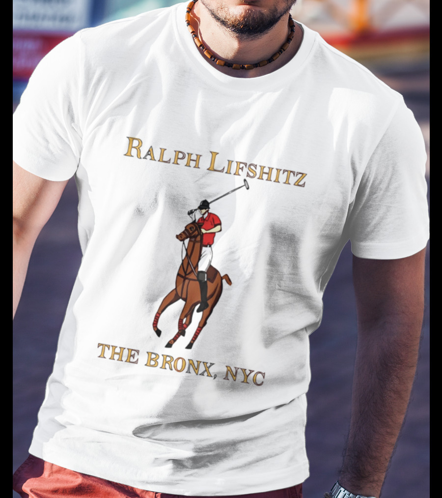 Ralph Lifshitz Big Pony The Bronx NYC Polo Rider T-Shirt