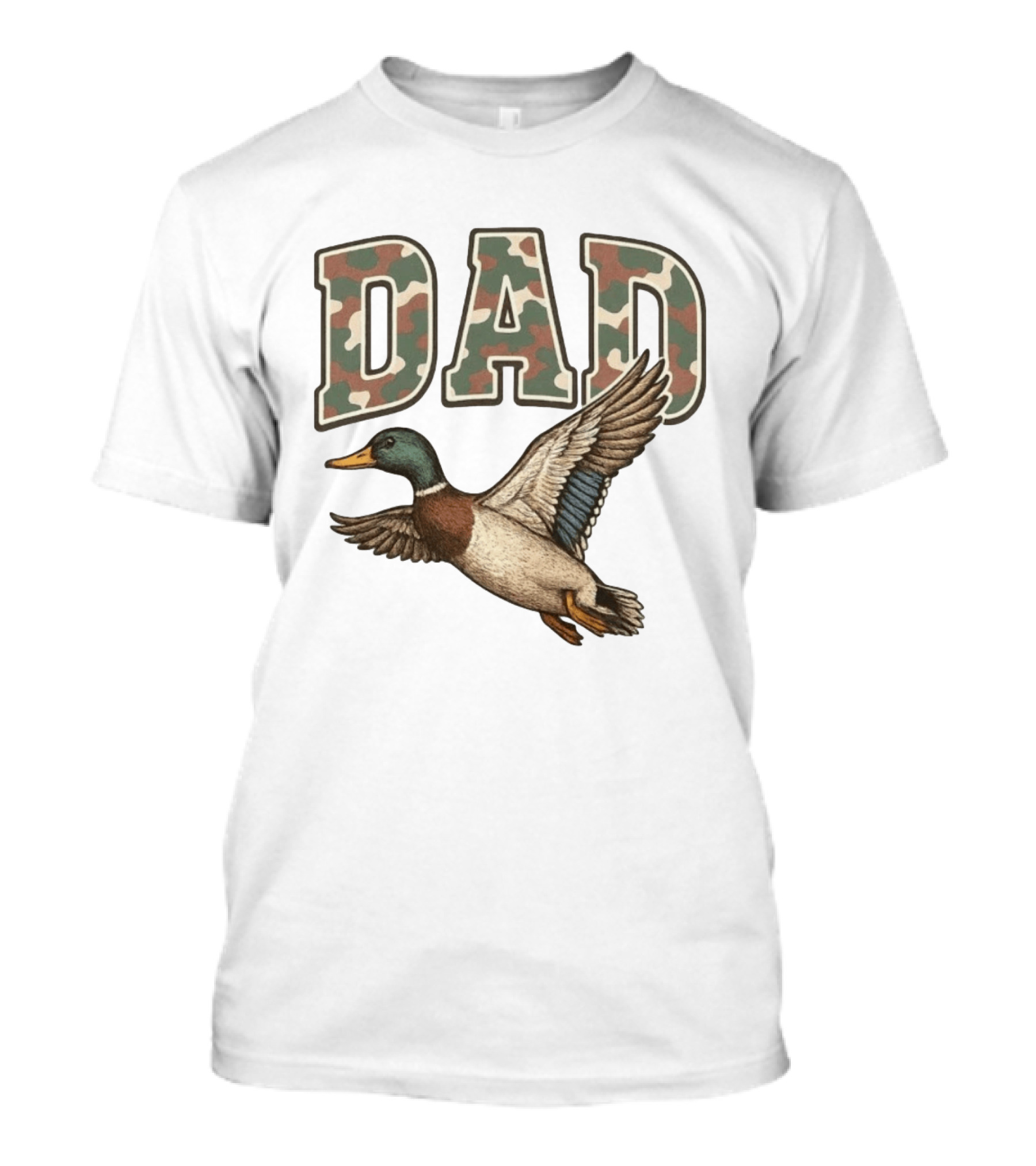 Dad Camo Duck Hunter T-Shirt