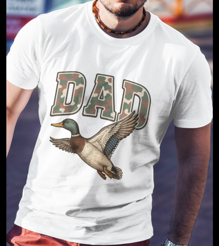 Dad Camo Duck Hunter T-Shirt