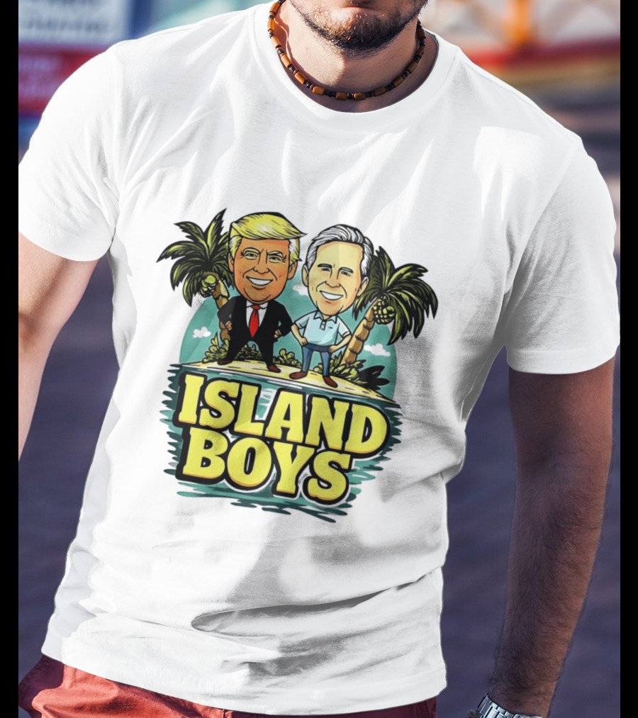Donald Trump George W Bush Island Boys Presidents Palm Trees T-Shirt