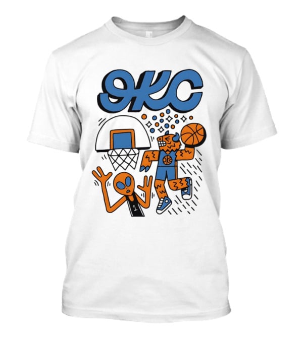 OKC Thunder Rumble Dunk Basketball T-Shirt