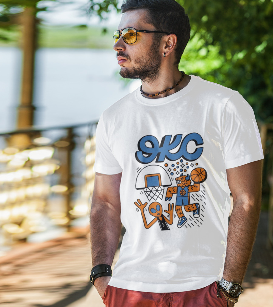 OKC Thunder Rumble Dunk Basketball T-Shirt
