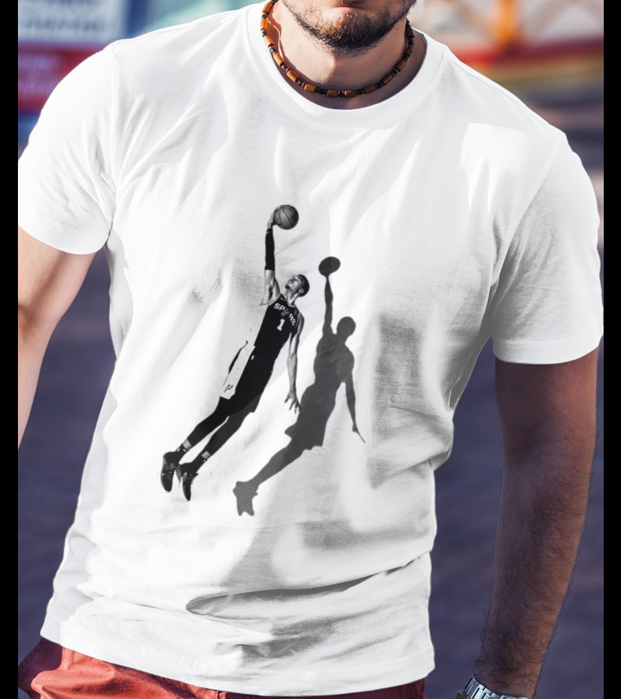 Premiun Wemby And The Nuns Spurs Basketball Iconic Dunk T-Shirt
