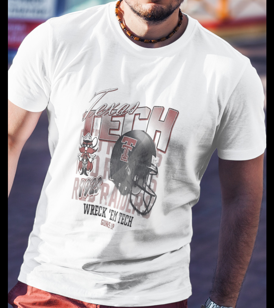 Texas Tech Red Raiders Raider Red Wreck Em Tech Since 1923 T-Shirt